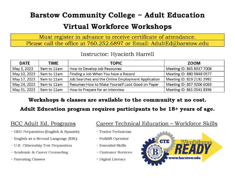 May Newsletter — Villages at Fort Irwin