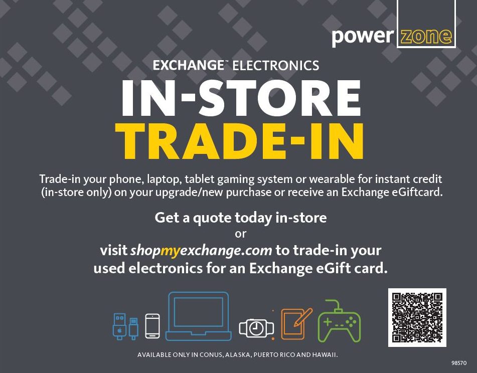 Army & Air Force Exchange Service Stores Offering Electronics Trade-In Program Starting Oct. 1